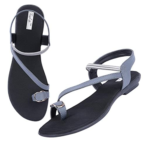 Feel it Lycra Flats Comfort Wear for Women's & Girl's A-960-GREY-37