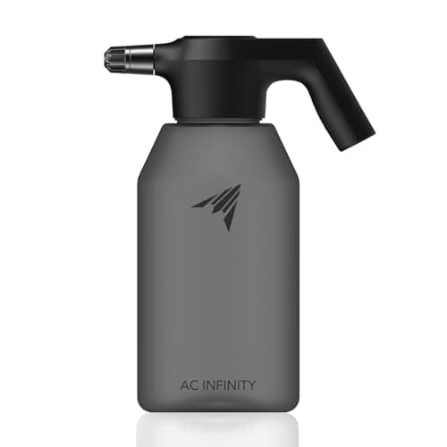 AC Infinity Automatic Sprayer, 2L Portable Electric Spray Bottle, USB Rechargeable with Adjustable Nozzle Spout for Plants Fertilizing Gardening and Cleaning (Graphite)