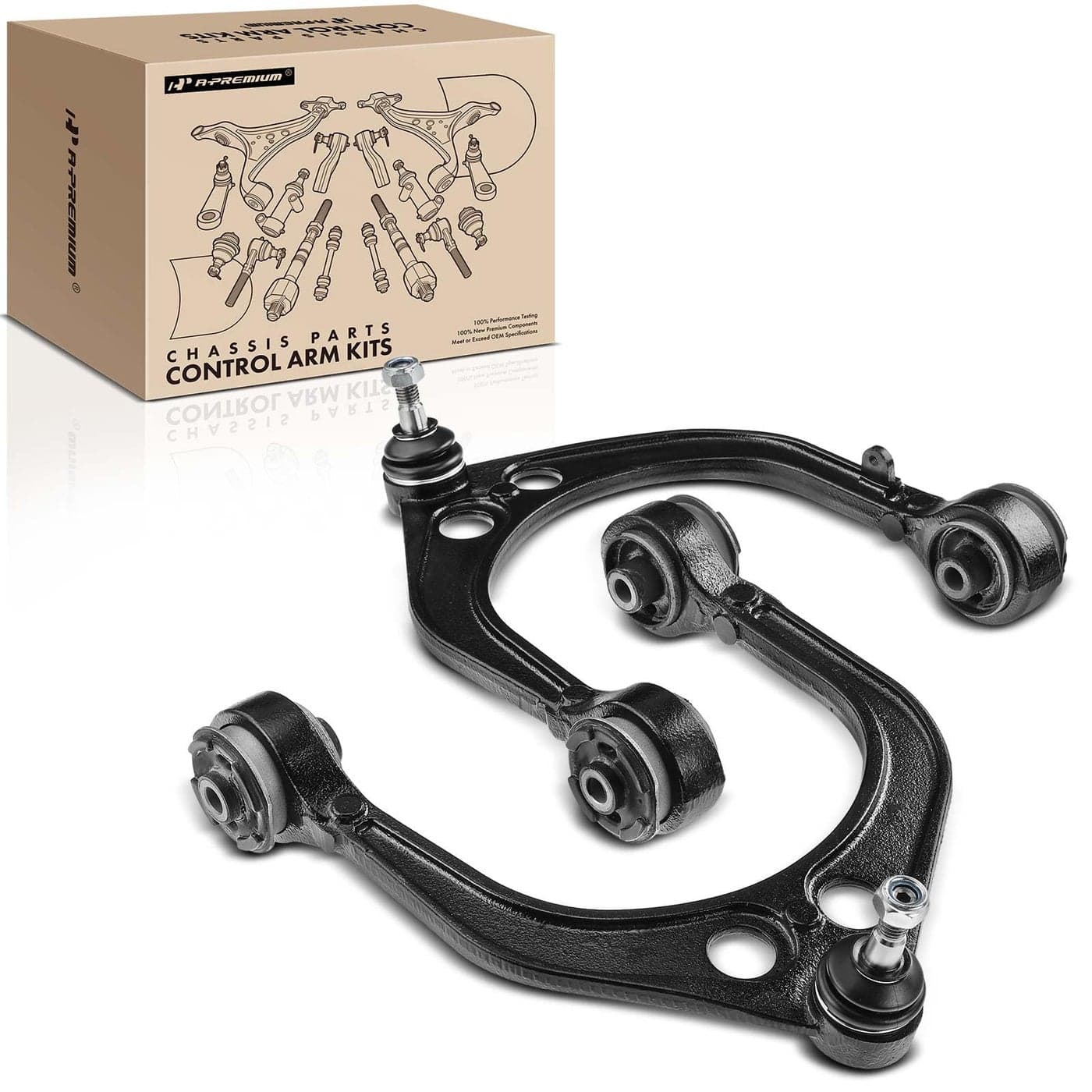 APremium 2 x Front Upper Control Arm with Ball Joint Bushing Compatible with Dodge Challenger 20082020 Charger 20062020 Magnum 20052008 Chrysler 300 20052020 RWD
