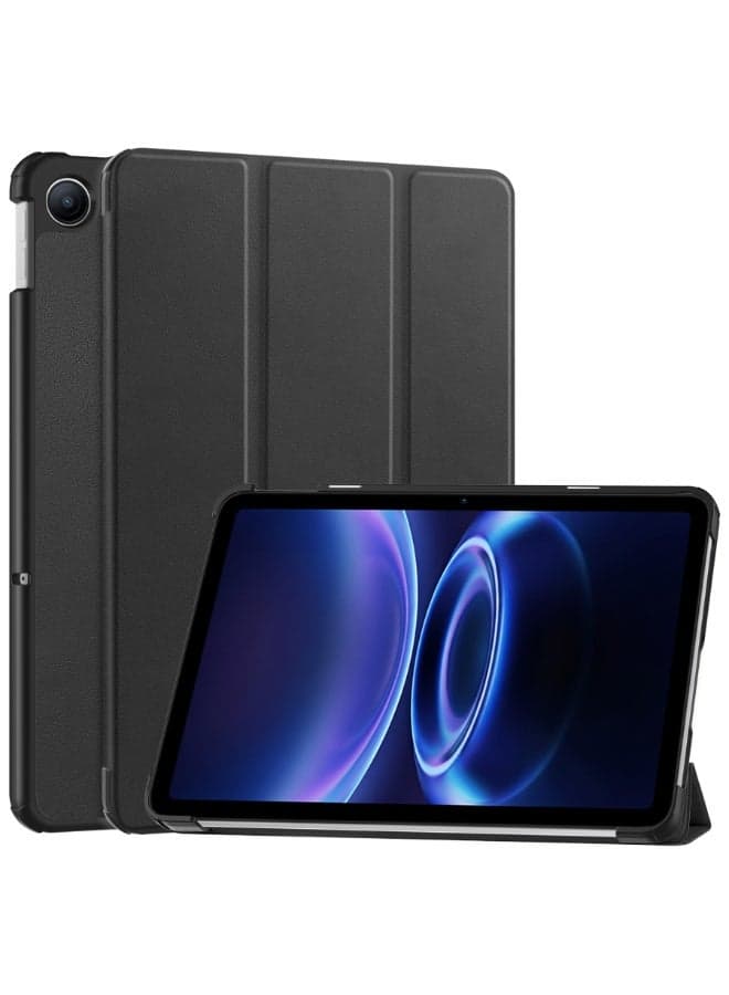 Case for Redmi Pad2/Redmi Pad 2 SE 9.7 Inch 2026 Tri-Fold Smart Case Multi- Viewing Angles Stand Hard Shell Leather Smart Cover w/Auto Sleep/Wake/Slim Tablet Case Cover (Black)