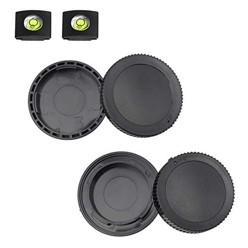 Body Cap & Rear Lens Cap Cover for Nikon Z9 Z50 Z5 Z7 Z6 Z 6II Z 7II, Z 9 Z 5 Z 6 Z 7 Z 50 Z6 II Z7 II More Nikon Z Mount and Lens Accessories with Hot Shoe Cover