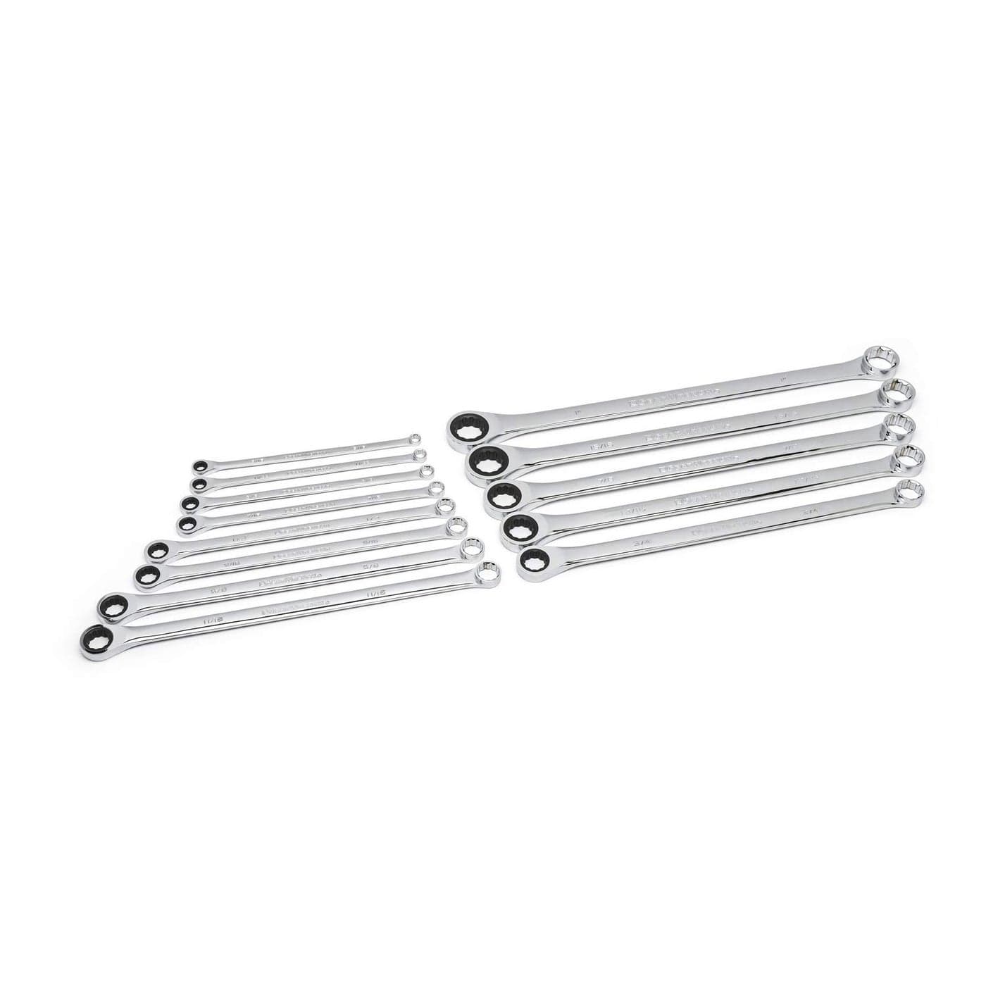 GEARWRENCH 13 Pc GearBox 12 Pt XL Double Box Ratcheting Wrench Set SAE 85999