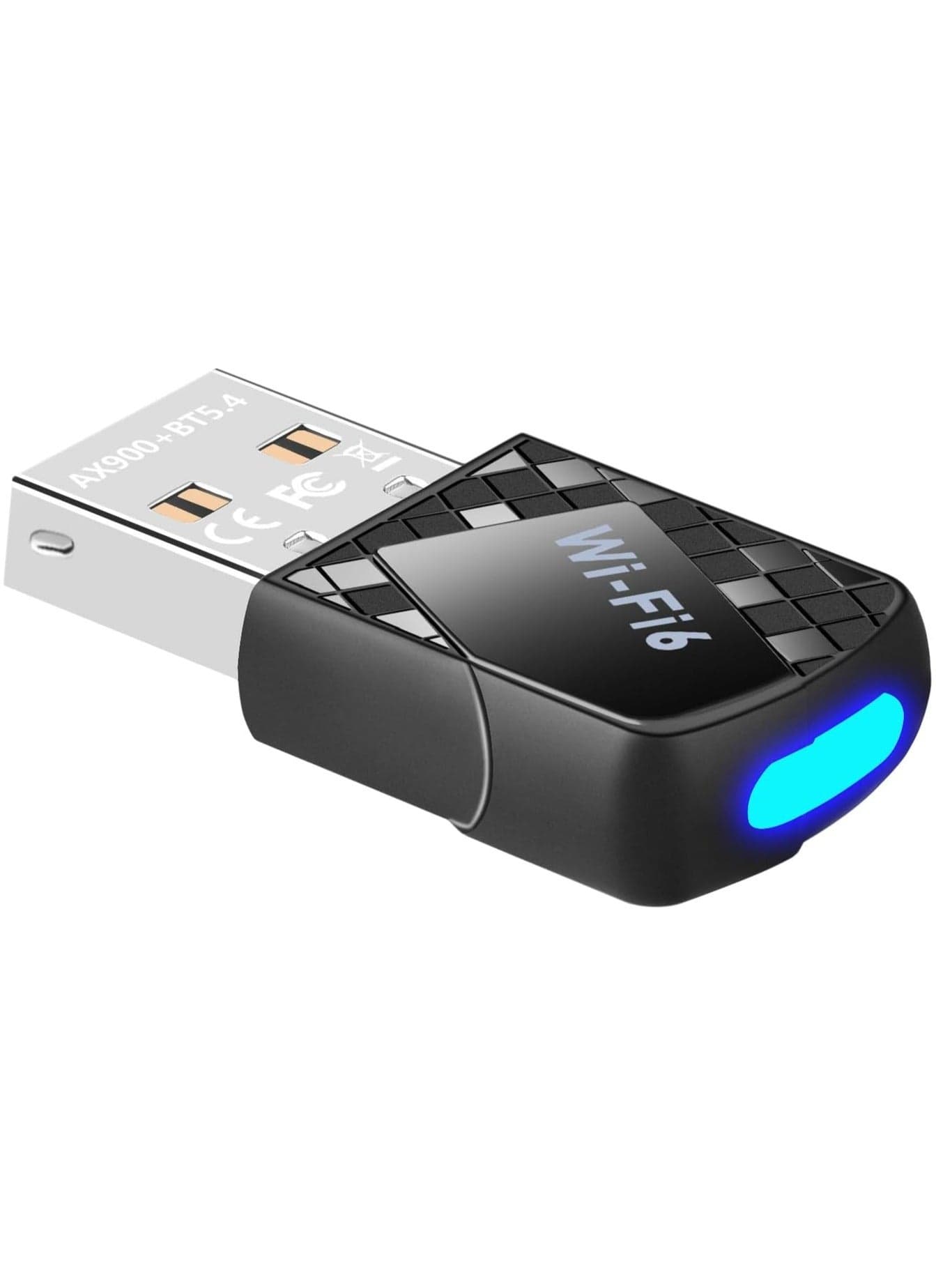 AX900Mbps USB WiFi 6 Adapter for PC 2 in 1 Bluetooth 5.4 WiFi Adapter. 2.4G/5G dual-band wireless network transceiver adapter, suitable for laptops, desktops, WPA3, supports Windows 11/10/7.