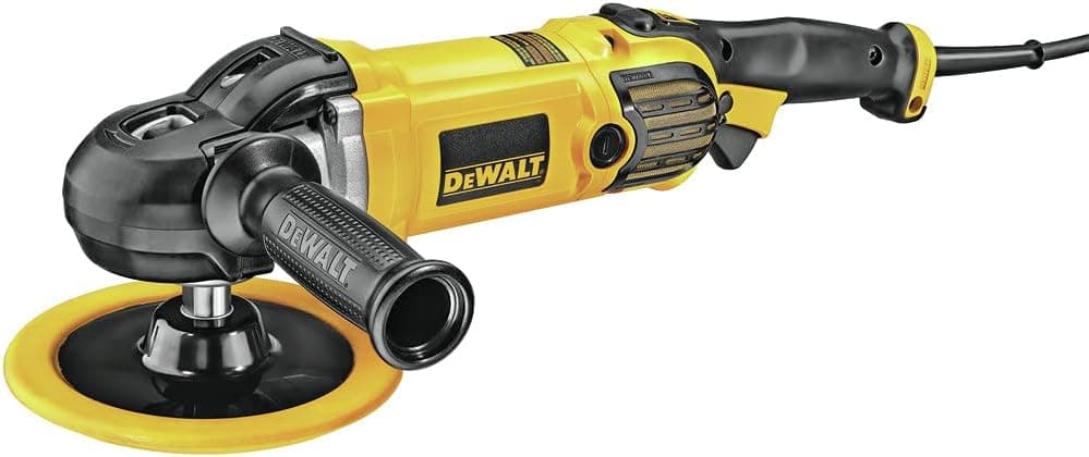 DEWALT Buffer Polisher 7in9in 12 amp Variable Speed Dial 03500 RPMs Corded DWP849X