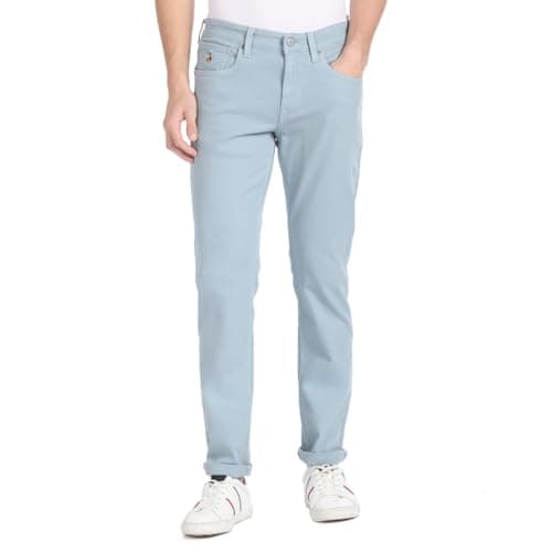 U.S. POLO ASSN. Denim Jeans for Men - Slim Tapered Fit, Mens Jeans for Office & Regular Wear - 30, Blue