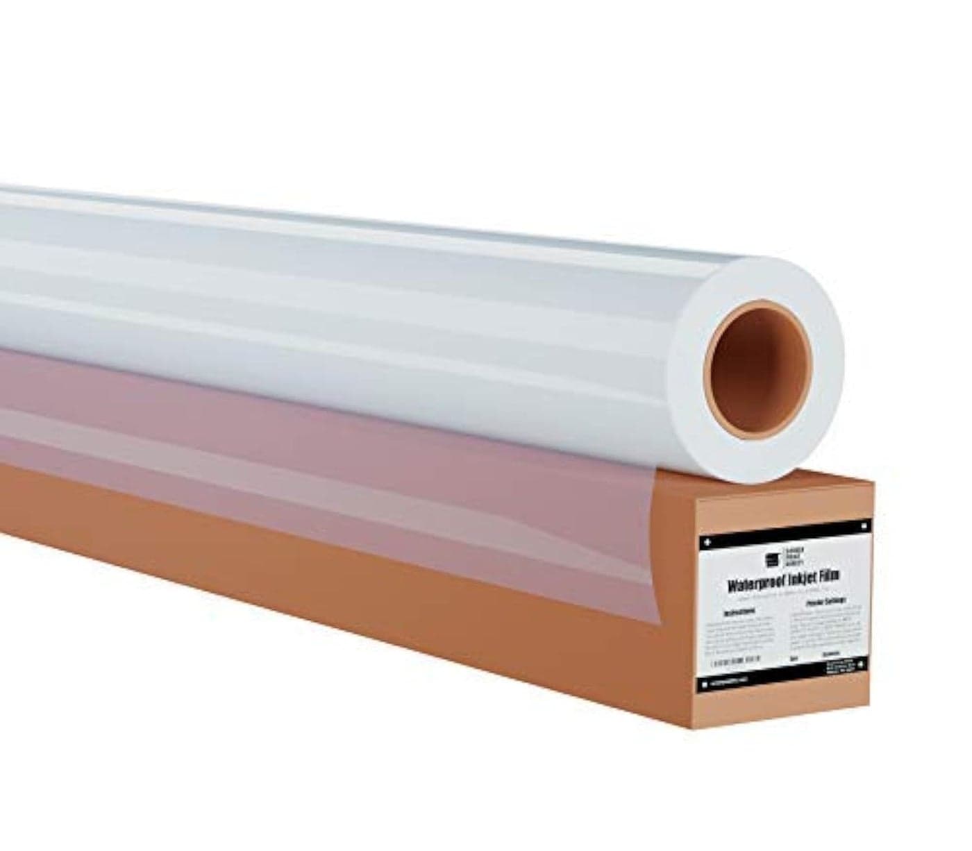 Screen Print Direct 5 Mil Waterproof Inkjet Transparency Roll 13 x 100 Transparency Film for Silk Screen Printing Waterproof Inkjet Film Rolls for Screen Printers Screen Printing Supplies
