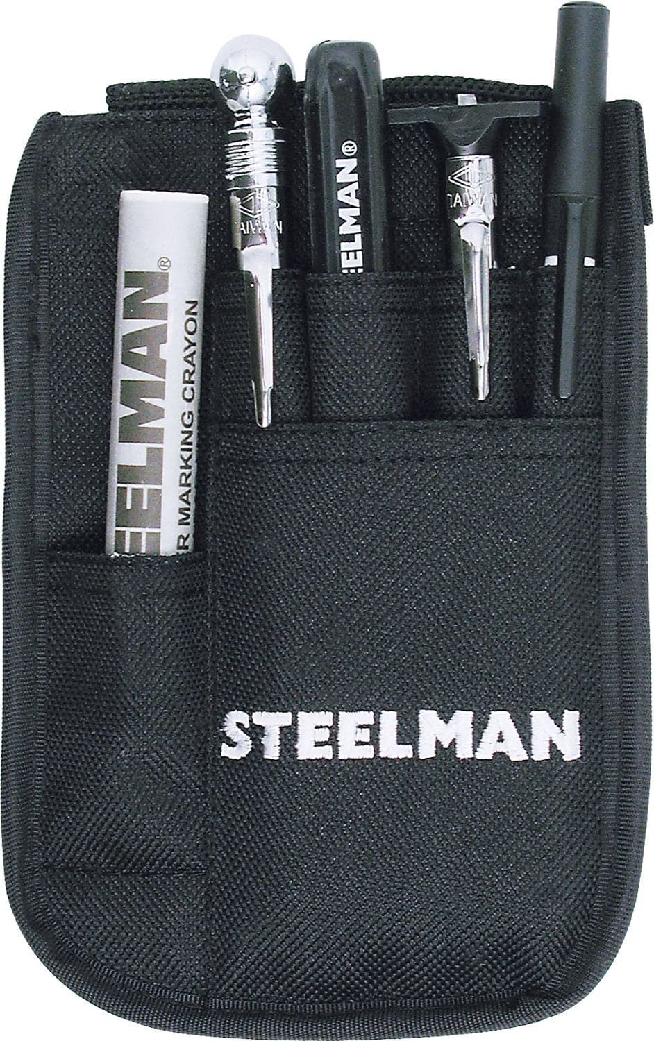 STEELMAN Tire Repair Technician Tool Kit, 5 Inspection Tools Including Valve Core Remover, Tread Depth Gauge, Aid Gauge, and Tire Crayon