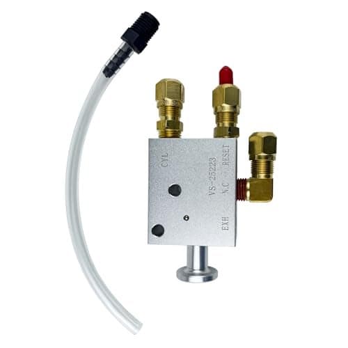 3Way Auto Reset Valve with Fittings Compatible with Hendrickson VS25223 VS25224 VS25223 VS25224 with Fittings