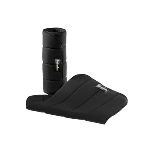 Back ON Track No Bow Leg Wraps (Pair), Color: Black, Size: 14 (20500007)