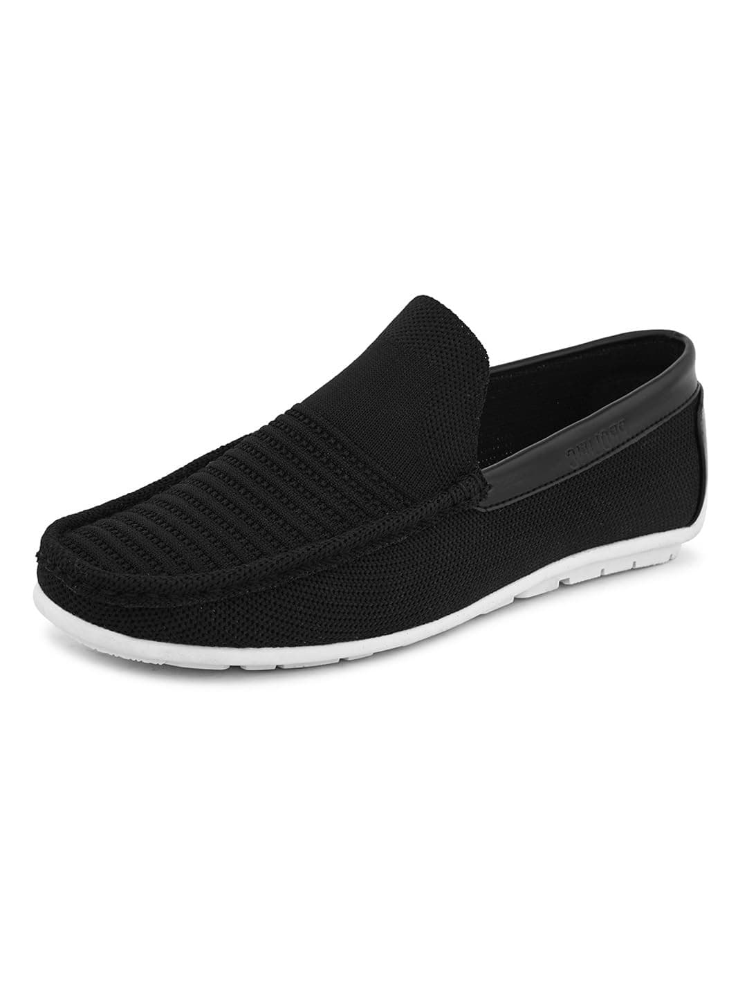 Prolific Men's Mesh Knitted Loafer Black, 11 UK