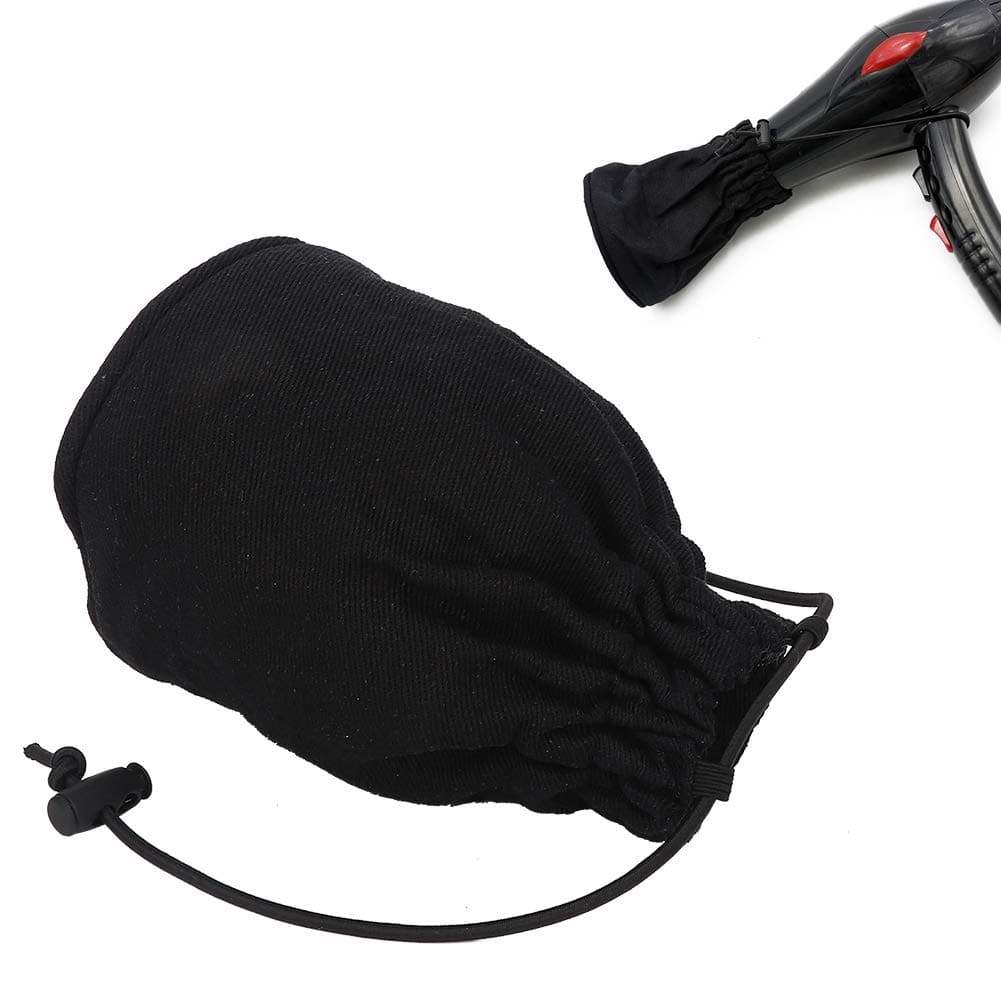 Brrnoo Hair Dryer Hot Sock Diffuser, Foldable, Lightweight, Black, Nylon
