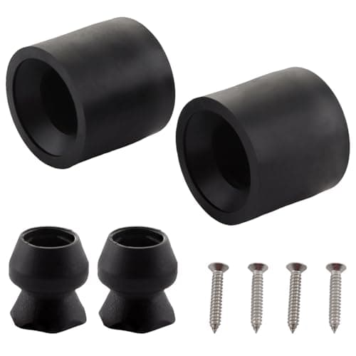 Trailer Door Holder Kit Low Profile Rubber Door Holder Horse Trailer Window Bumper Fits for RV Trailer Camper 2 Pack