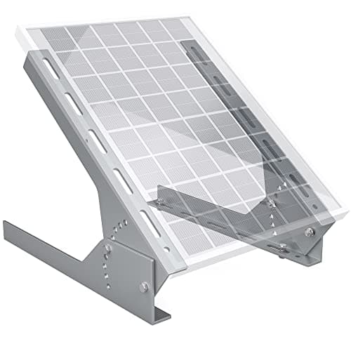 SOLPERK Solar Panel Mount - 13.8in Stand, Angle Adjustable (0-60 Degree), Mounting Brackets for 1 Solar Panel