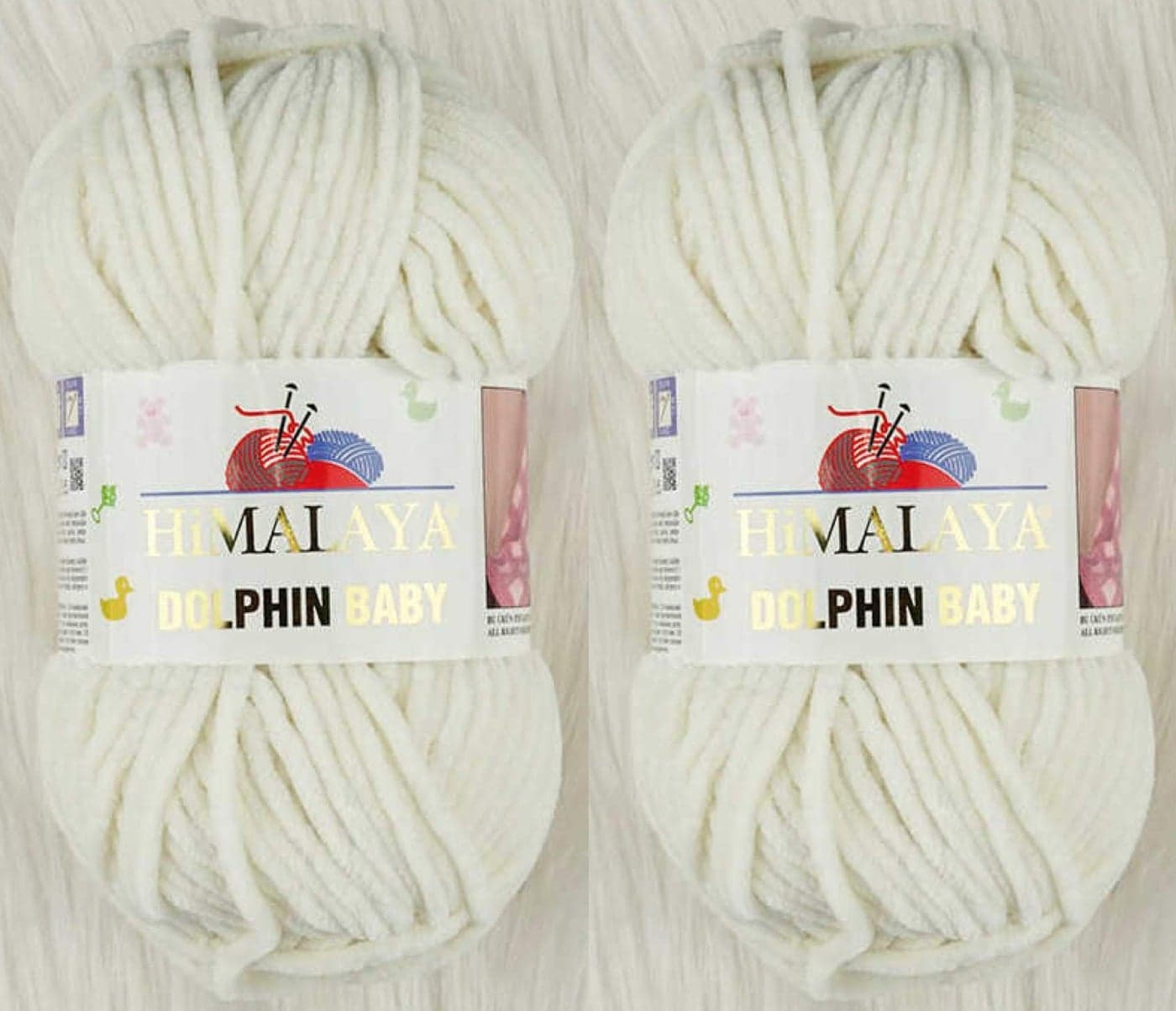 Himalaya Dolphin Baby Yarn Knitting Yarn 2 Skeins 264 Yards 2x100gram Super Bulky Baby Blanket Yarn 80308