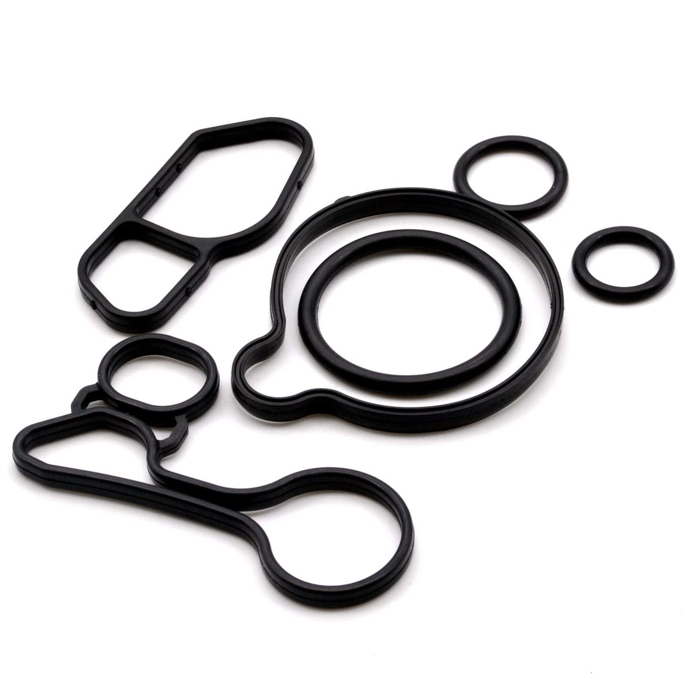 HAOTOM Engine Oil Cooler Filter Housing Gasket Set Compatible For Chevrolet Cruze Limited Sonic Trax 14L Turbo 20112018 Buick Encore 14L 20132017 Oil Cooler Thermostat Housing Seals Gasket Kit