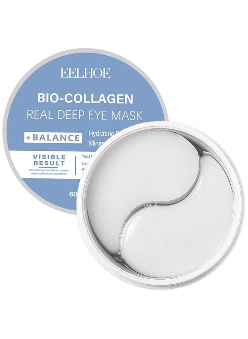 Bio-Collagen Eye Patches – 30 Pairs丨Under Eye Patches for Dark Circles, Puffiness, Fine Lines丨With Vegan Collagen, Hyaluronic Acid, Niacinamide, Vitamin E丨Hydrating, Anti-Aging丨Korean Skincare