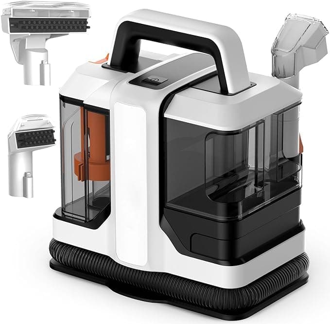 BLURISM Pet Vacuum Cleaner Slippery Hair Removal Cleaning Dog and cat Hair Grooming Brush Handheld Portable Carpet Washer Vacuum Cleaner Spot for Sofa and Car Carpet Cleaner Machine