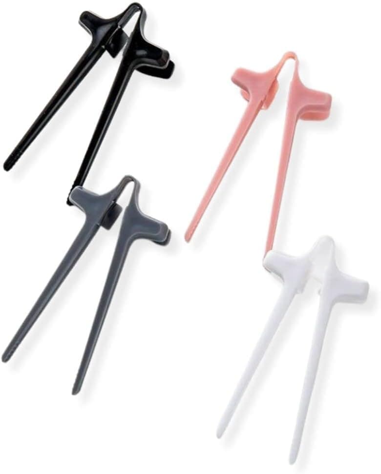 4 pcs Finger Chopsticks for Snacking Multicolor Reusable Gamer Chopsticks Snack Tongs Chip Grabber for The Ultimate Gaming Experience Perfect Snack Chopsticks The Christmas Gift
