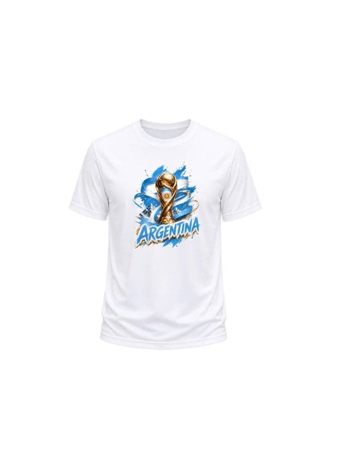 Argentina Football Team World Fans printed T shirts Supporting The Team Football Team Jersey T shirts For Men | Women | Kids to win the cup