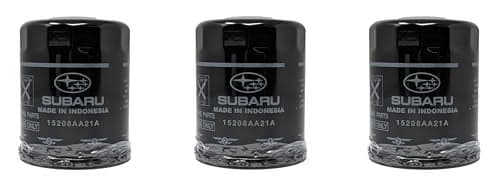 Subaru Engine Oil Filter & Crush Gasket Kit (1, 2, 3, 6, 12 pks available) Outback Legacy Impreza Forester XV Crosstrek Ascent 15208AA21A & 803916010 (3 Pack)