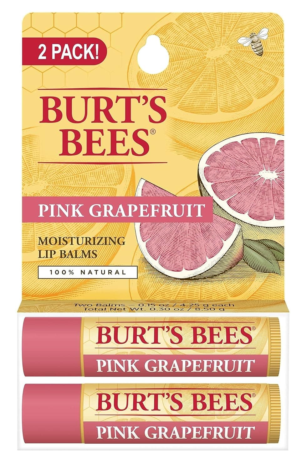 Burts Bees Lip Balm 2 Count