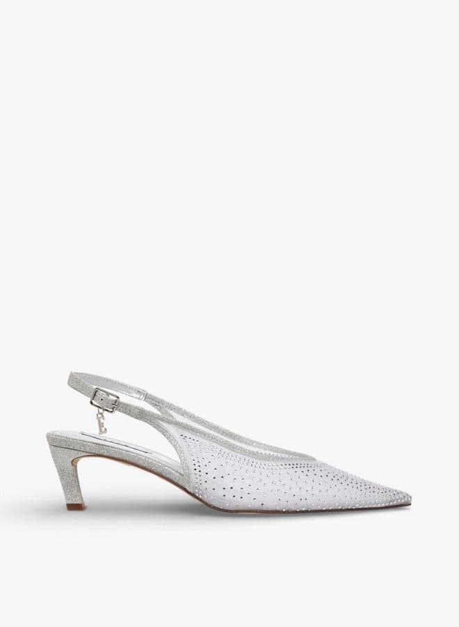 Elle Embellished Kitten Heel Shoes
