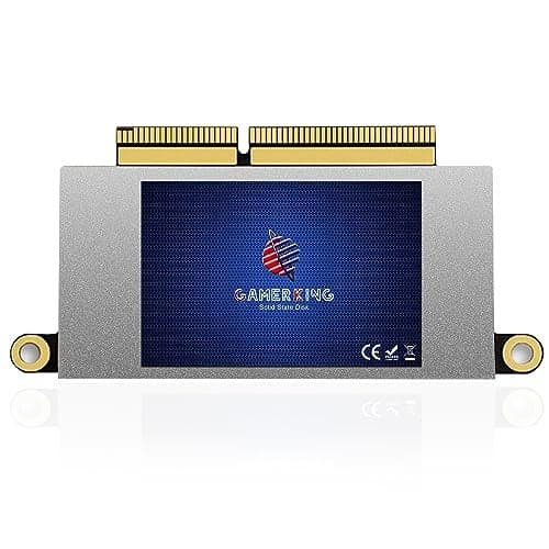 GAMERKING Original Interface 256GB SSD for MacBook Pro A1708 20162017 No Touchbar M2 NVMe PCIe Gen3x4 3D NAND TLC High Performance Replacement SSD for Upgrade Speed Storage macOS Preinstalled