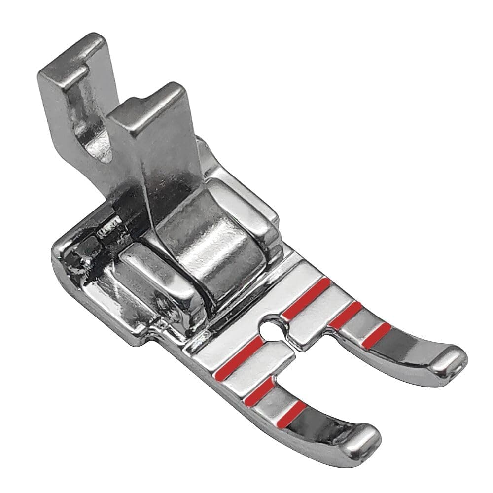 FQTANJU 14 inch Metal Patchwork Quilting Foot P60801 for Singer Featherweight 221 222and Low Shank Sewing Machine