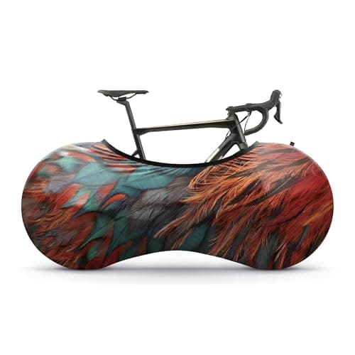 Velo Sock Bicycle Indoor Cover for Storage and Transportation, Stretchy Dirt Proof Fabric, Bike Travel Protection Cover, Stylish Accessory for Adult Bike - Rio