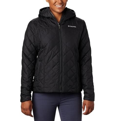 Columbia Womens Copper Crest Hooded Jacket Black 2X Plus