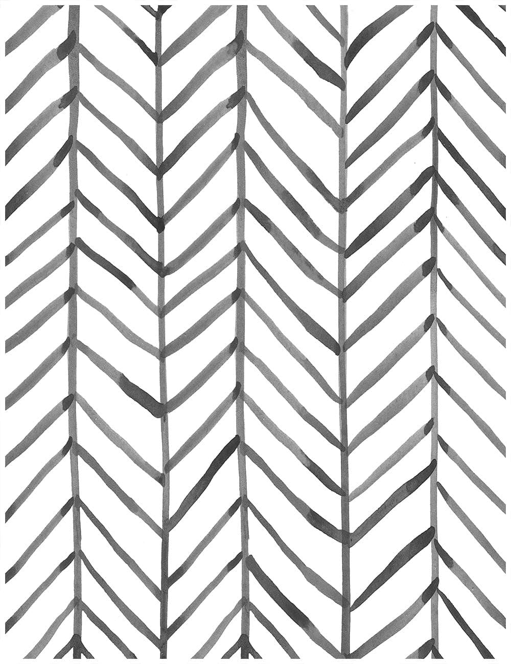 HAOKHOME Black and White Wallpaper Peel and Stick Stripe Herringbone Geometric Textured Self Adhesive Contact Paper Removable for Bathroom 177in x 98ft