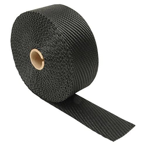 Design Engineering Black Titanium Exhaust Heat Wrap with Lava Rock Technology - 2" x 100' - Pliable Exhaust Wrap Tape for Exhaust Pipes, Withstands 1800°F Direct Heat & 2500°F Intermittent Heat