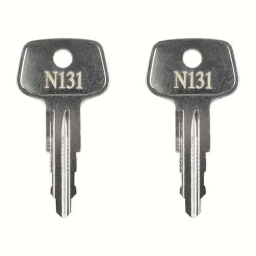 Hugexpen Key Replacement for Thule Rack Core, Key Cylinder for Bike Rack Lock, Cargo Box, Roof Rack Locks, Crossbars, Carriers, Ski Rack Etc (N131)