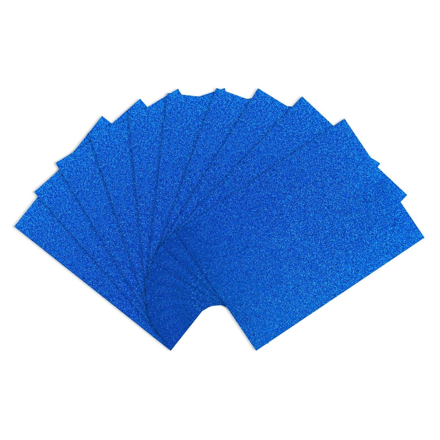 YZH Crafts Glitter Cardstock Paper NoShed Shimmer Glitter Papers Cut Craft and DIY Projects Card stock Sparkly Paper for Card Making 827 x 1169 Inch A4 Size 10 Sheets Royal Blue