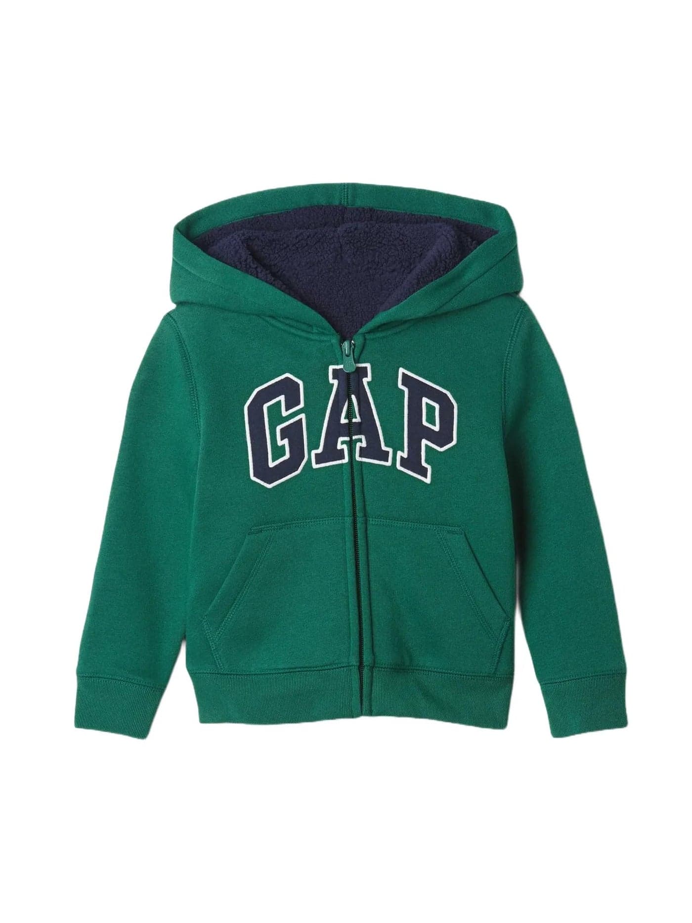 GAP baby-boys Cozy Logo Full Zip Balsam Tree 12-18M