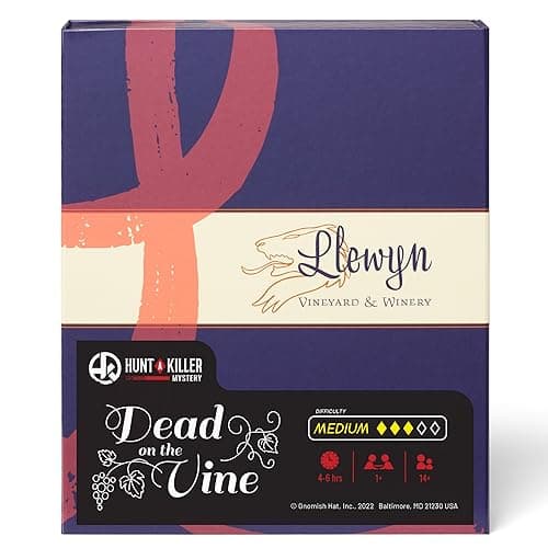 Hunt A Killer Dead on The Vine Solve a Murder at a Winery Interactive Unsolved Mysteries Game Mystery Box for Game Night Murder Mysteries Card Puzzle and Board Games for Players Age 14