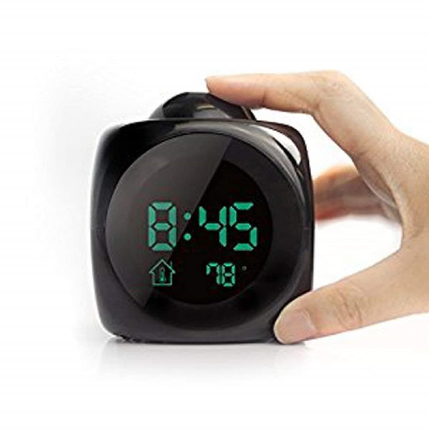 NELSTRAB Projection Plastic Clock Data and Temperature Display Talking Function LED WallCeiling Projection Alarm Clock Multi Color39 X47X 471 PIS