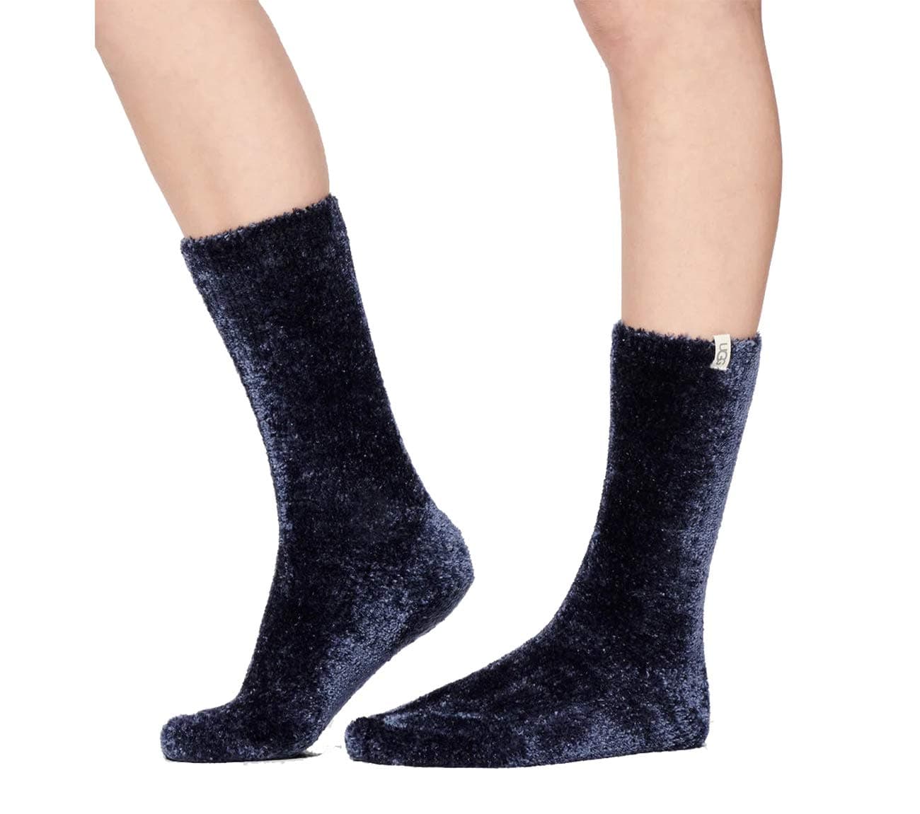 UGG Women's Leda Cozy Sock Socks, Navy, O/S