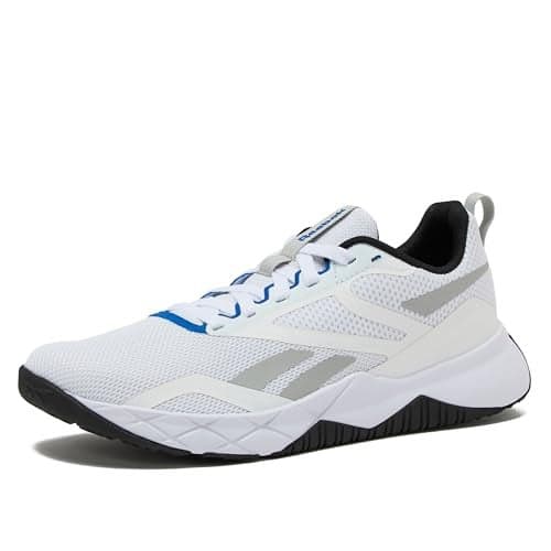 Reebok Men's Nfx Trainer Sneaker, White/Black/Optimum Blue, 9