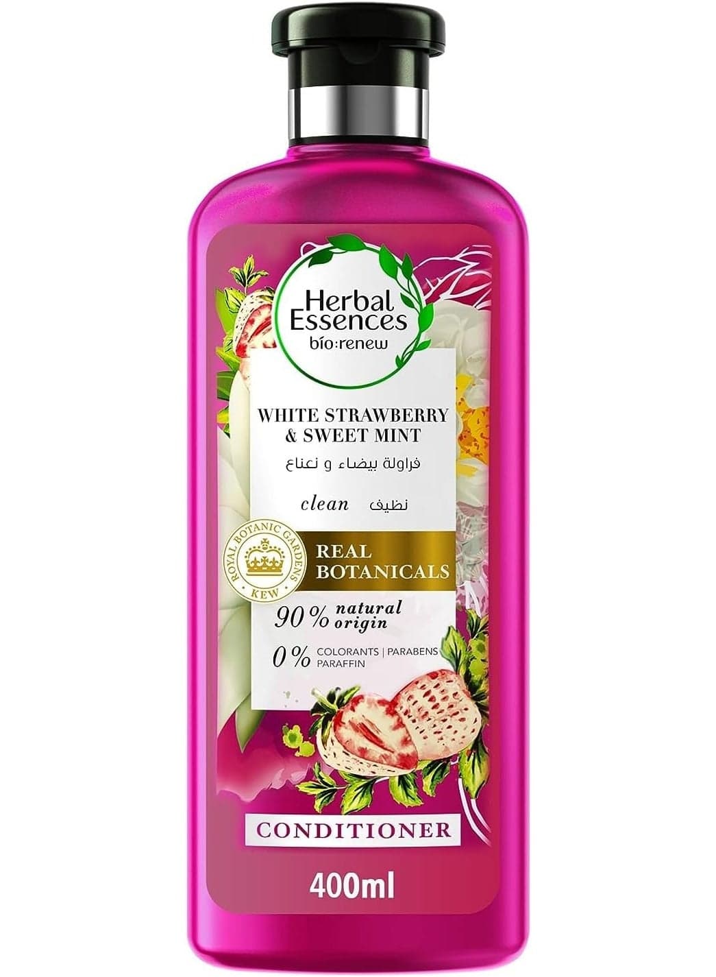 Herbal Essences Renew Natural Conditioner With White Strawberry And Sweet Mint For Hair Volume Multi