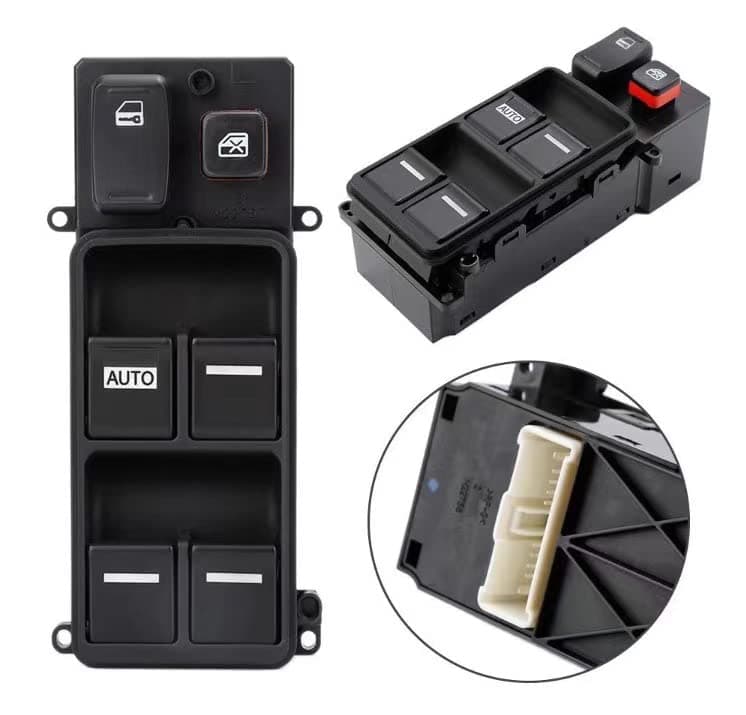 SDYYDS Front Left Driver Side Window Switch 23Pins 35750SDAH12 for Honda Accord CM6 20032007