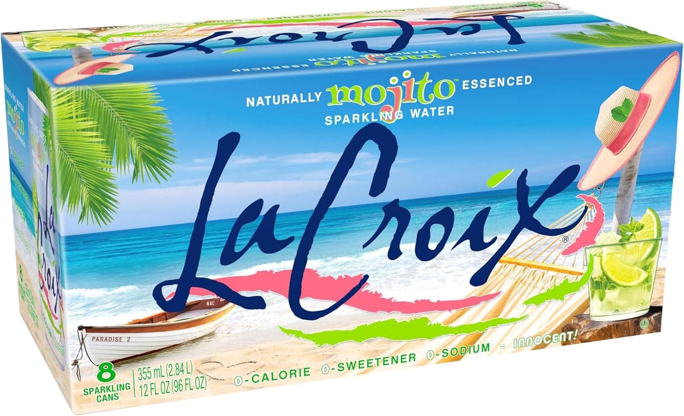 La Croix Sparkling Water - Mojito Flavor (Pack of 8)