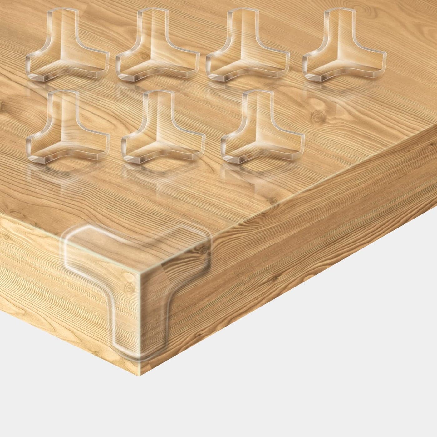 16 Pack Table Corner Protectors Clear Corner Guards Corner Bumpers Covers Furniture Sharp Corner Baby Proofing TShaped