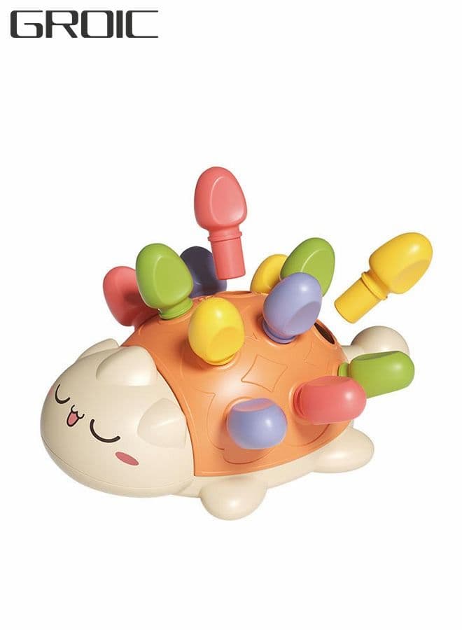 New Spike The Fine Motor Hedgehog - 14 Pieces, Toddler Learning Toys, Color and Mathematical Cognition Educational Toys for Toddlers, Montessori