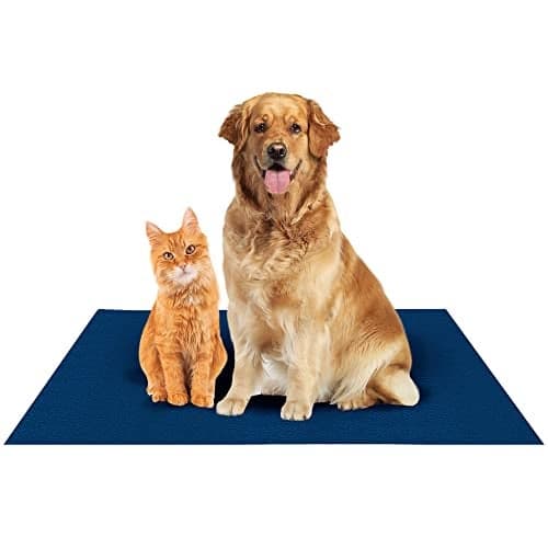 Amorite Waterproof Reusable Washable Dog Bed Sheet for Bed Protector (100cm X 140cm) Dark Sea Blue