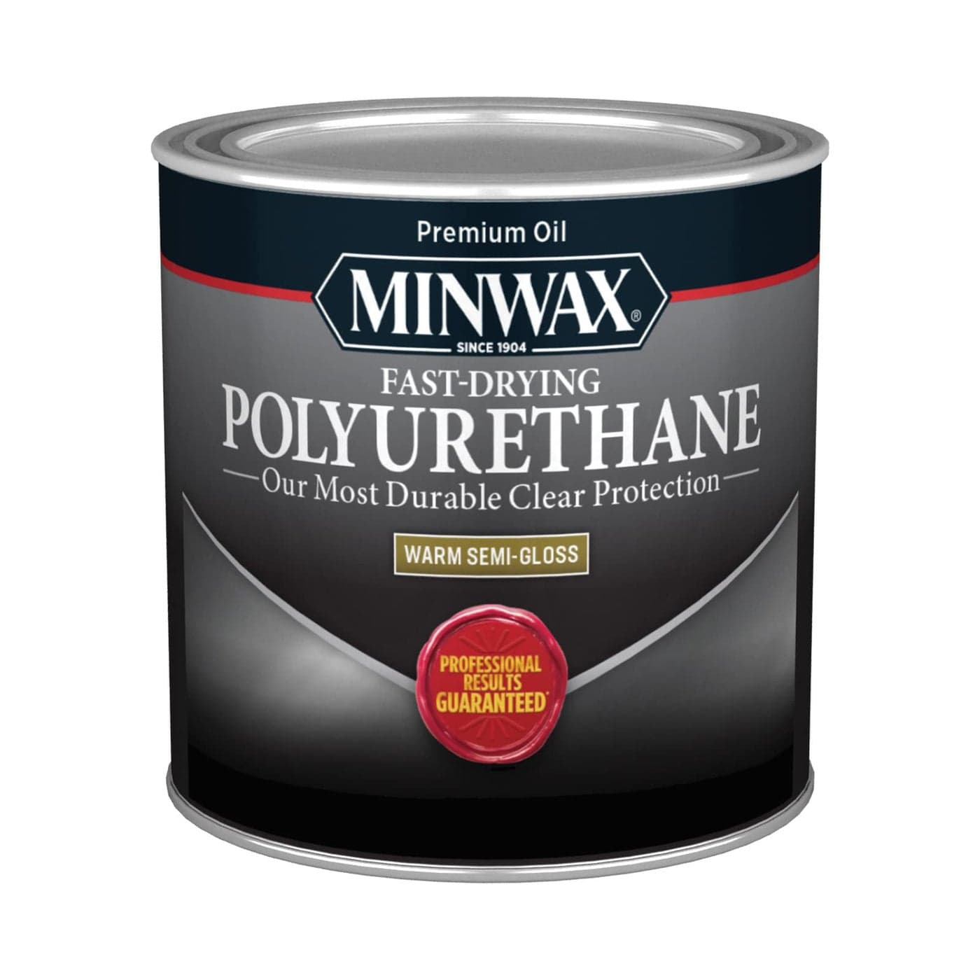 1/2 pt Minwax 23005 Clear Fast-Drying Oil-Based Polyurethane, Semi-Gloss
