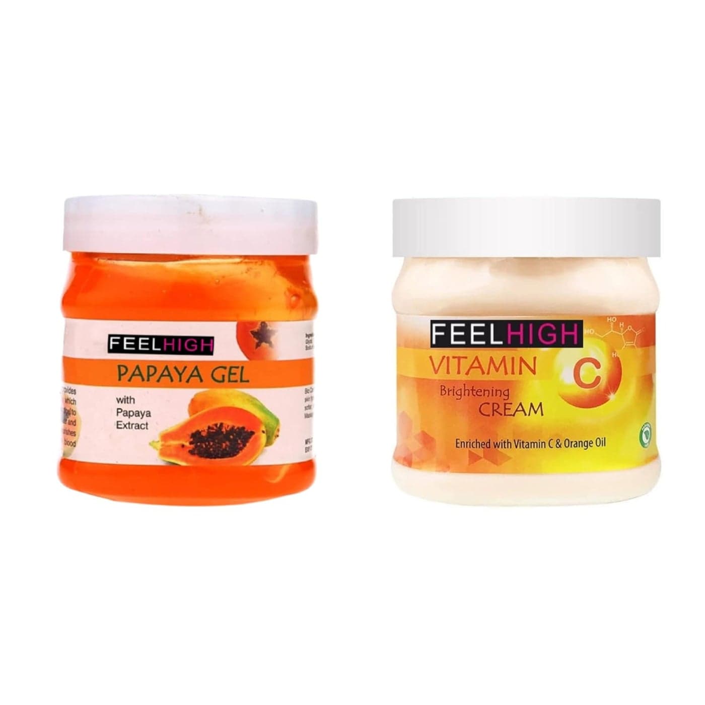 Feelhigh Face Body Papaya Gel 500gm Cream 500gm Facial And Skin care products Papaya Gel And Vitamin CCream