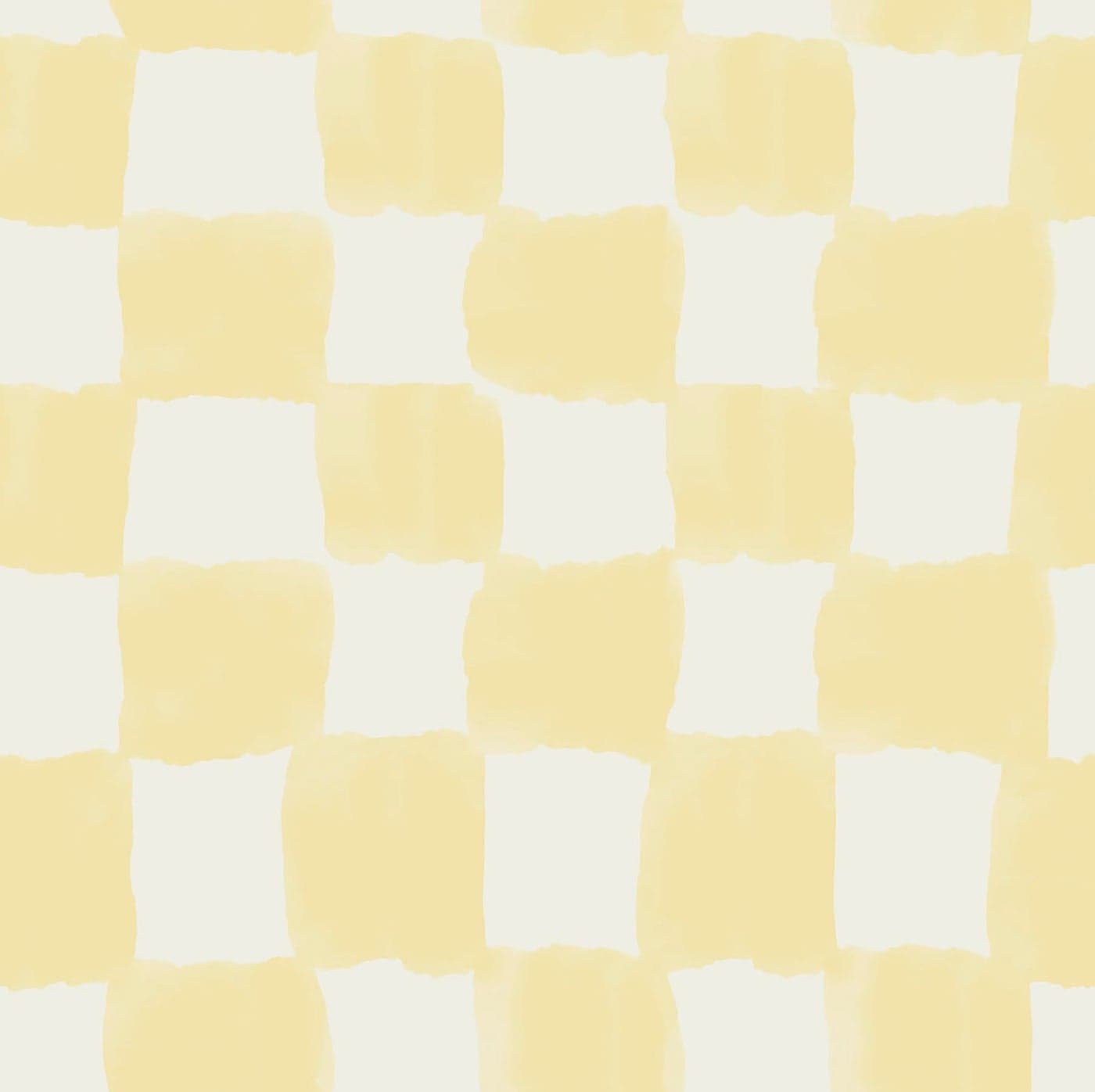 Mr. Kate RoomMates Tess Watercolor Checker Pale Yellow Peel and Stick Wallpaper, RMWS1317