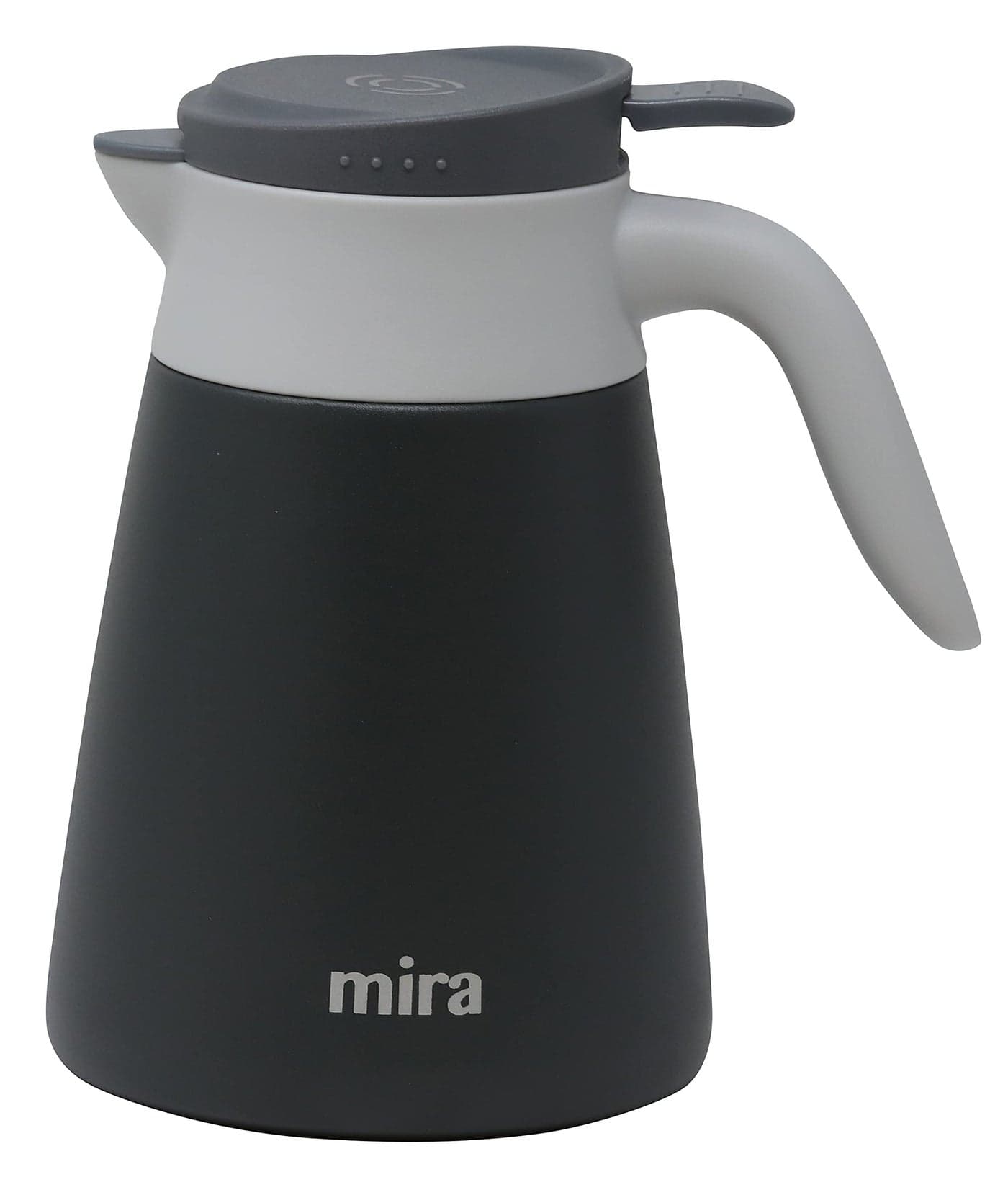 MIRA Insulated Coffee Carafe Server Stainless Steel Vacuum Flask Coffee Dispenser 34 oz Graphite