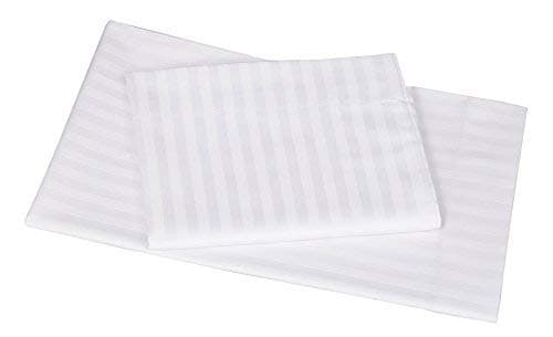 Ans Cotton Pillow Cover 17x27 inch Satin Strips 4 Piece Two Pair